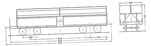 Offene 4-achsige Selbstentladewagen Fals