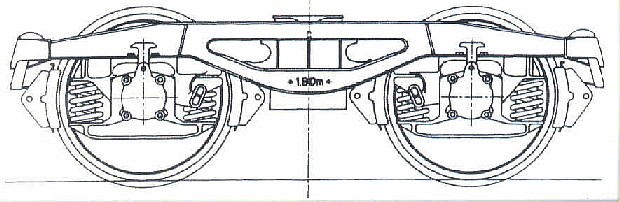 4-achsige Selbstentladewagen Falns / Talns (440 V)
