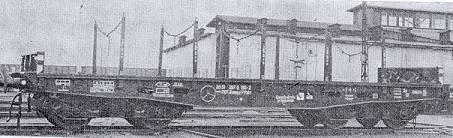 4-achsiger kurzer Plattformwagen Rmmss/Rpps (401Ze)