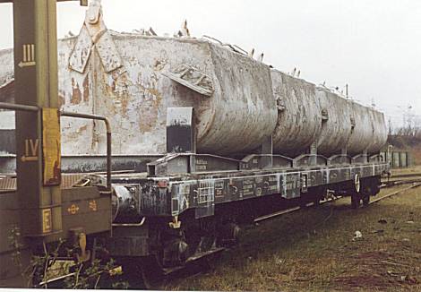 4-achsiger Plattformwagen 412Z (Sgs)
