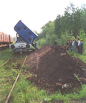 Hauptrevision polnischer Fakks-Seitenkippwagen nach deutscher Vorschrift EBO 32