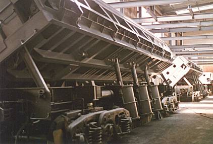 Wagons à benne basculante à bogies Fakks