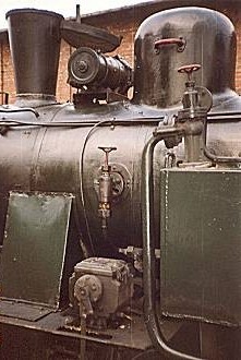 Turbogenerator Lichtmaschine Dampflokomotive Dampflok
