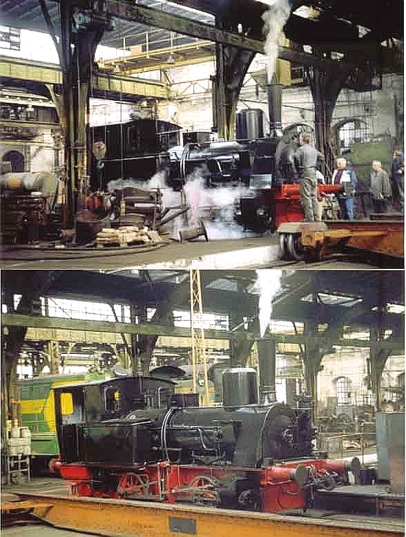 Sonderfahrt der PEG-Dampflok "Riebeck" am 12.4.2003 in Polen