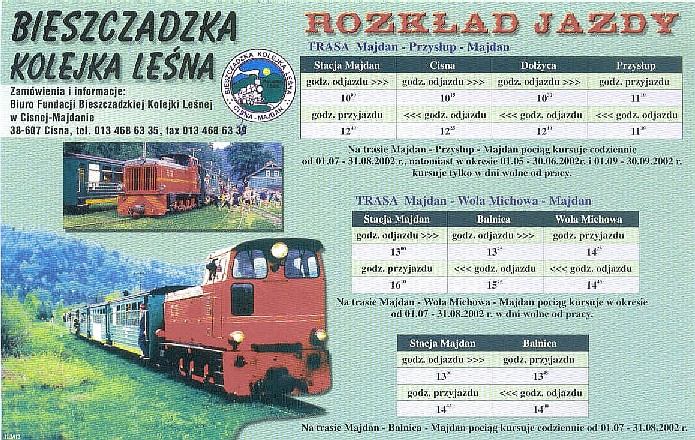 Die Waldbahn von Cisna (750 mm)