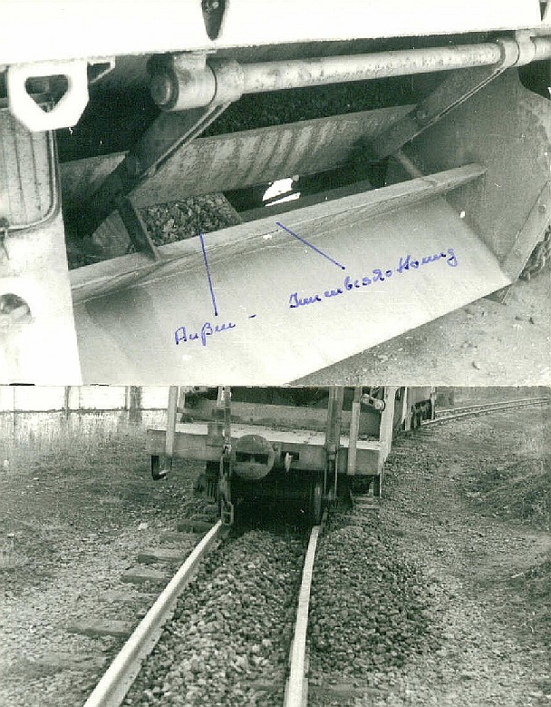 4-achsiger Schotterwagen für 750 mm Spurweite