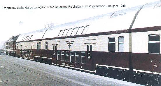 Normalspurige Doppelstockwagen