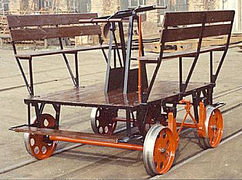 Draisines - Hand Pump Cars and Rail Cycles