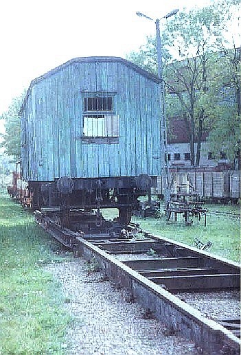 Schmalspur-Rollwagen zum Transport von Normalspurwagen