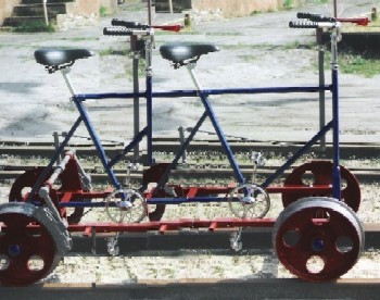 Draisines - Hand Pump Cars and Rail Cycles
