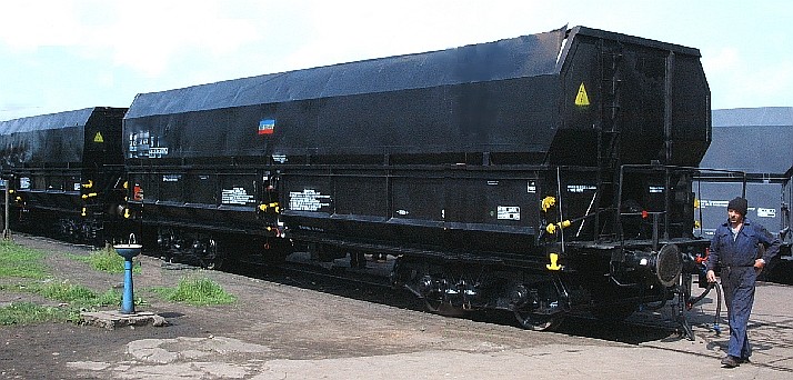 4-achsiger Fals-Güterwagen aus Rumänien