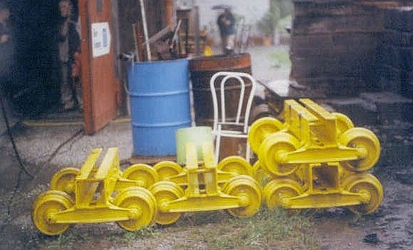 Schmalspur-Rollwagen zum Transport von Normalspurwagen