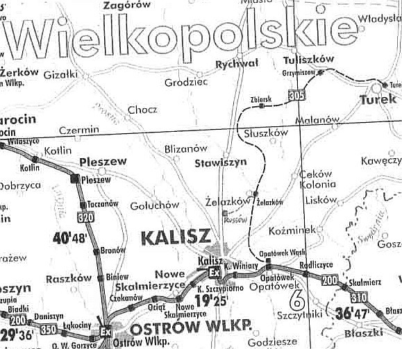 Schmalspurnetz von Kalisz (750 mm)
