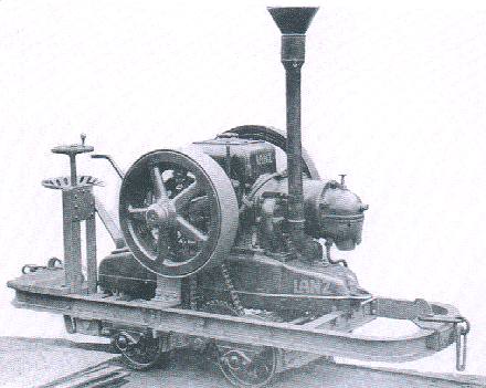 Lanz 12 PS -1 Zylinder - Schienenkuli für 500 - 800 mm Spurweite
