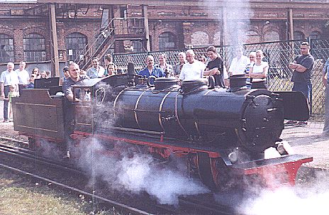 Liliput-Lokomotive 03-002 wieder in Leipzig unter Dampf!