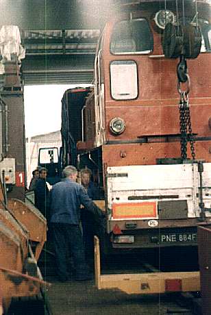 Transport und Verzollung von Eisenbahnmaterial