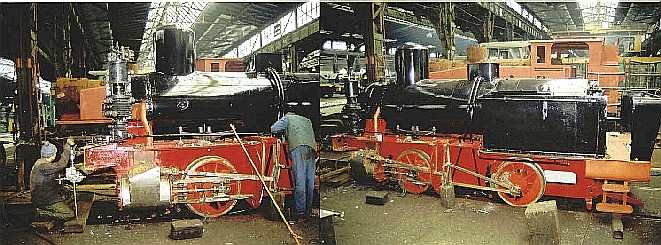 Hauptrevision des Zweikupplers Henschel Fabrik-Nummer 10802 für die Prignitzer …