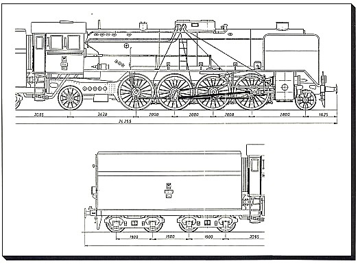 Schlepptender-Schnellzuglokomotive Pt 47