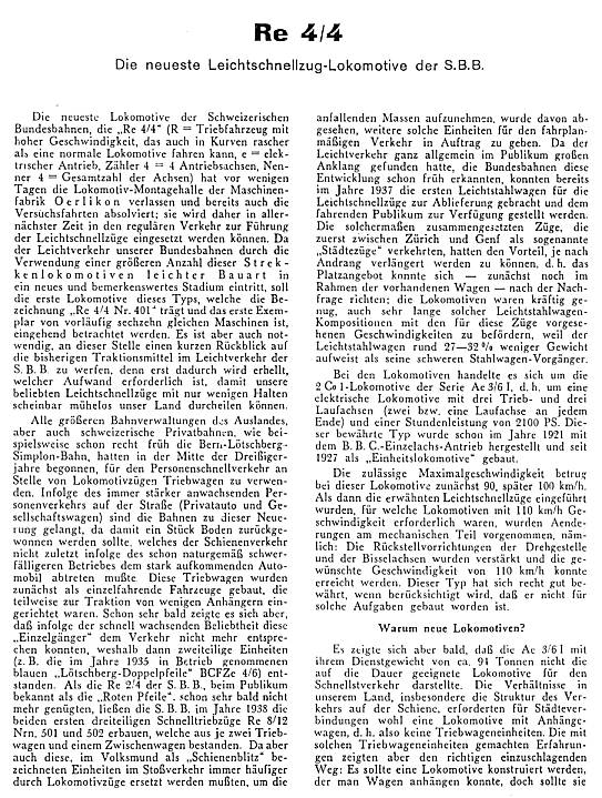 Schweizerische Elektrolokomotive Re 4/4