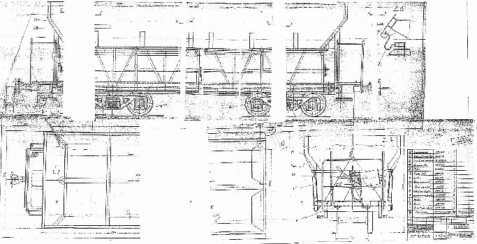 4-achsiger Selbstentladewagen 750 - 1067 mm