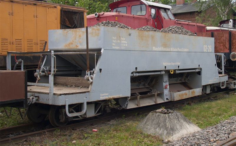 4-achsiger Schotterwagen für 750 mm Spurweite