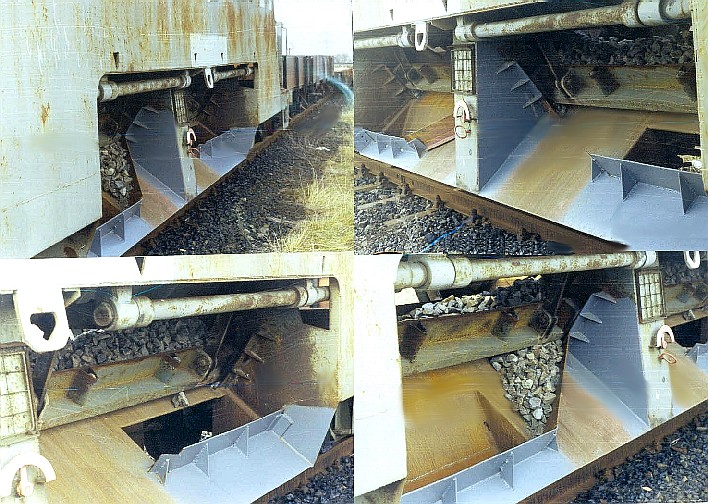 4-achsiger Schotterwagen für 750 mm Spurweite