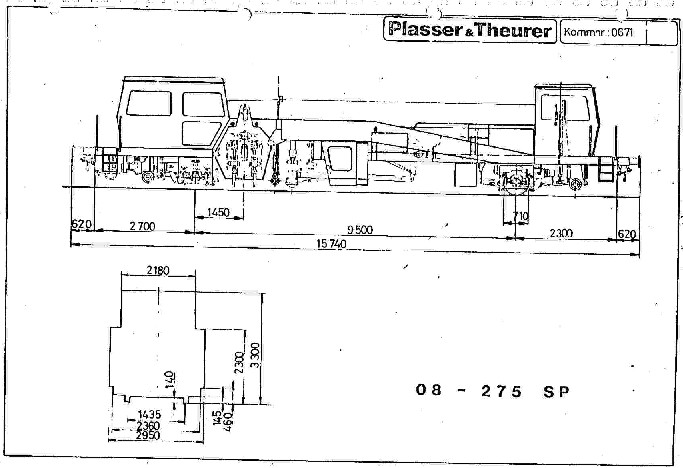 Gleisstopfmaschine Plasser&Theurer Unimat 08-275 SP