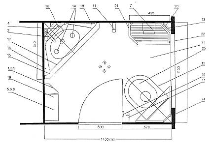 Einbau eines geschlossenen WC-Systems