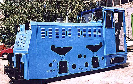 Modernisierte Diesellokomotive WLP 50 für 450 mm bis 1000 m Spurweite