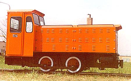 Modernisierte Diesellokomotive WLP 50 für 450 mm bis 1000 m Spurweite