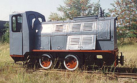 Modernisierte Diesellokomotive WLP 50 für 450 mm bis 1000 m Spurweite