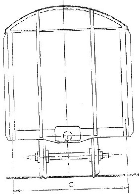 2-achsige gedeckte Güterwagen auf 1000 mm