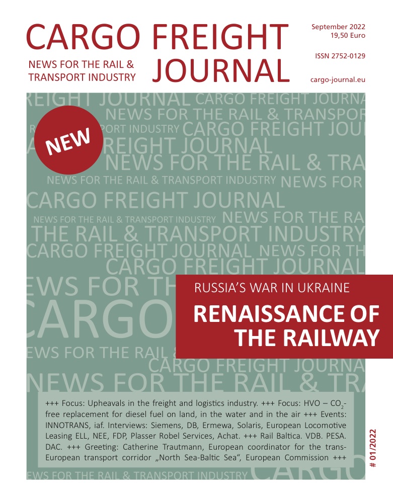 Titelseite CARGO FREIGHT JOURNAL #Sept/2022