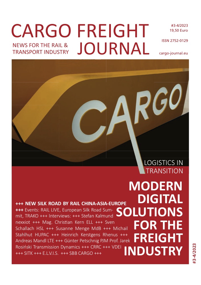 Titelseite CARGO FREIGHT JOURNAL #3-4/2023