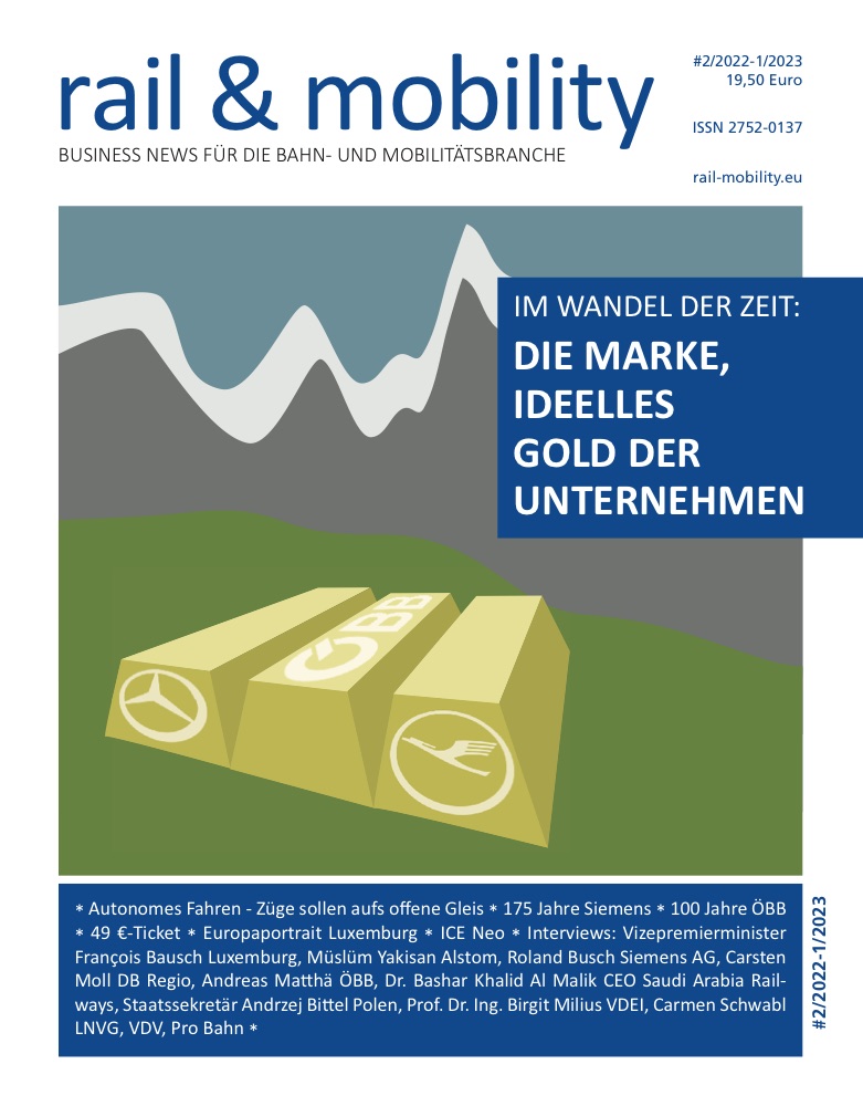 Titelseite rail & mobility #1/2023