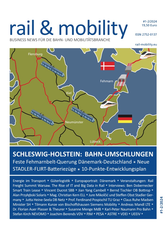 Titelseite rail & mobility #1-2/2024