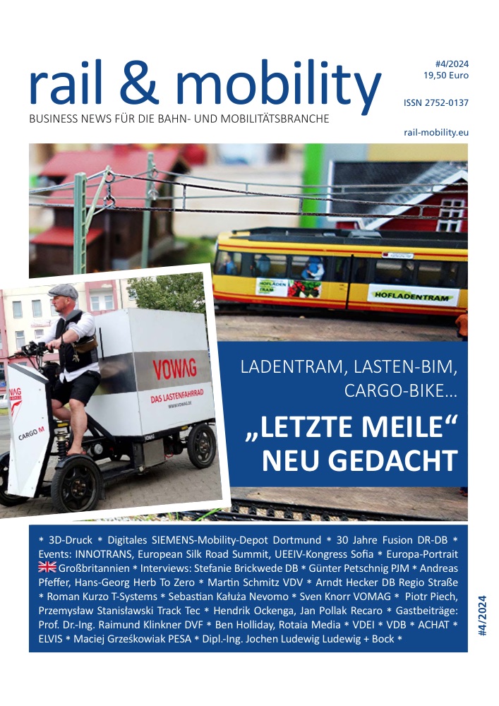 Titelseite rail & mobility #4/2024