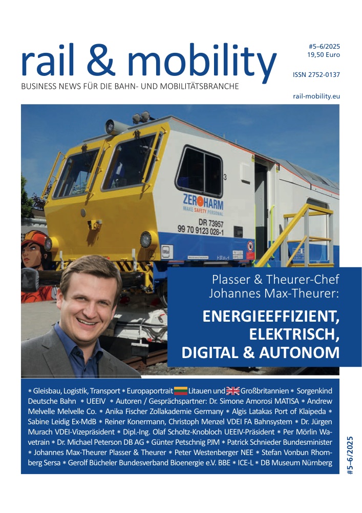 Titelseite rail & mobility #5-6/2025